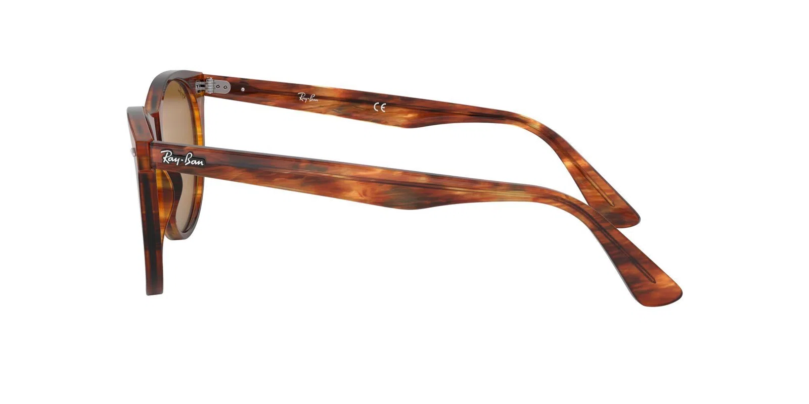Ray-Ban Wayfarer Ii 2185 Sunglasses - Havana On Trasparent Light Bro - view 40